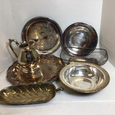 G568 Lot of Miscellaneous Silver Plate