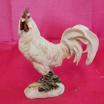 Ceramic Rooster Statue