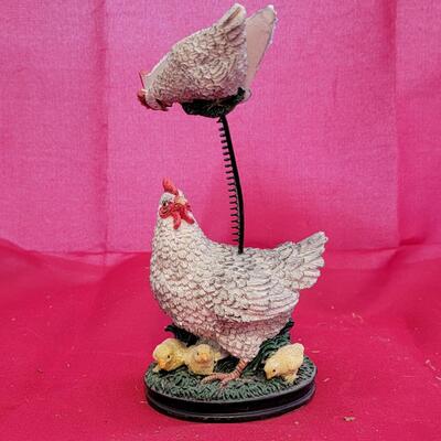 Chicken Statue with Chicks