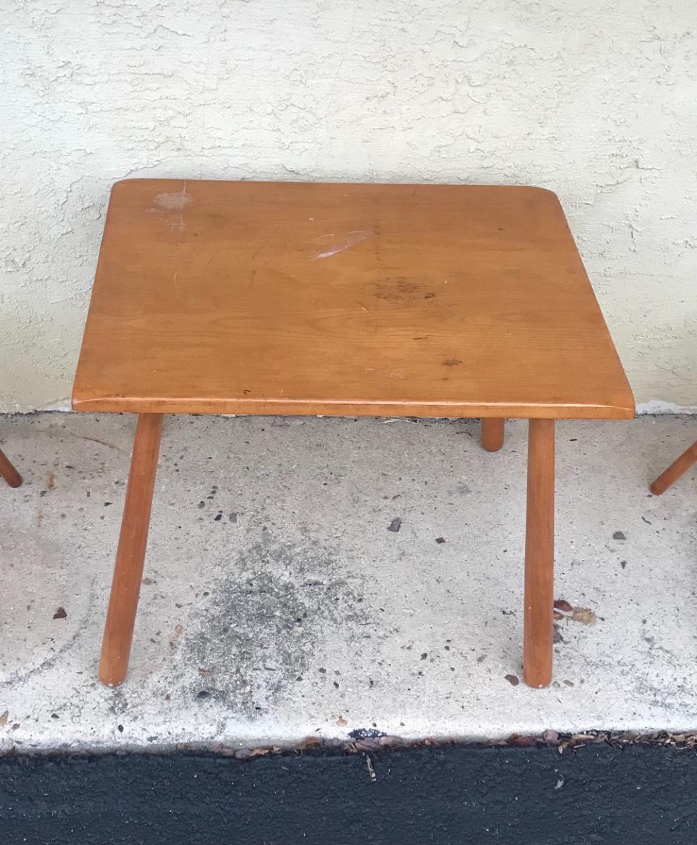 Lot 271 Vintage Children’s Table and Chairs