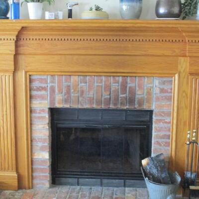 Fireplace Mantle 62 3/8 Inches High