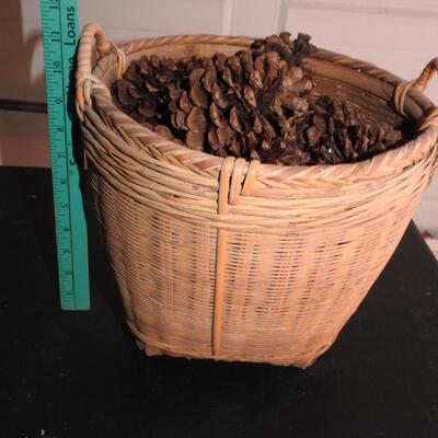 Nice basket full of acorns