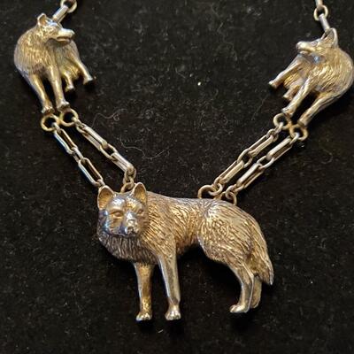 Wolf Pendant Necklace