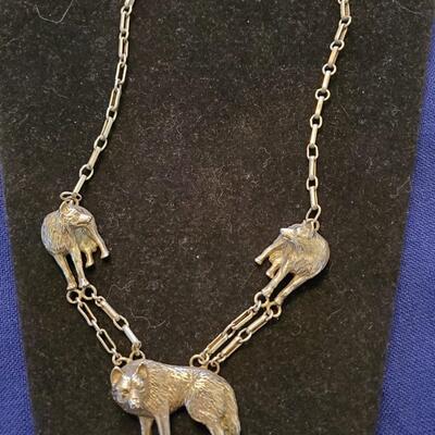 Wolf Pendant Necklace