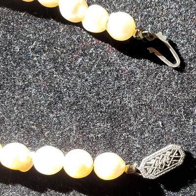 14 " Vintage Pearl Choker