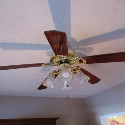 Decorative 4 Light 4 Blade Ceiling Fan