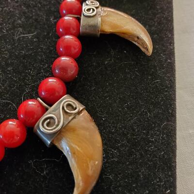 Druzy Stone Pendant with claws