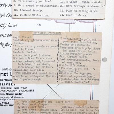 MISC. MAGIC SCRAPBOOK PAGE - INCLUDES JACK CARTER - EFREM ZIMBALIST JR.  AUTOGRAPHS