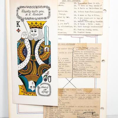 MISC. MAGIC SCRAPBOOK PAGE - INCLUDES JACK CARTER - EFREM ZIMBALIST JR.  AUTOGRAPHS