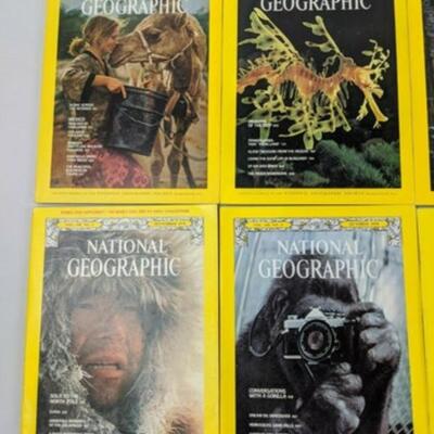 1978 Complete Set of National Geographic Magazines, January-December