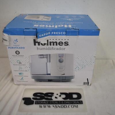 Holmes Cool Mist Humidifier With Filter Monitor, White, Used, Good Condition