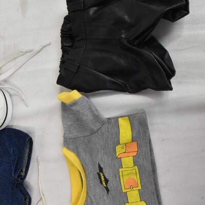 10 pc Build-A-Bear Clothing, Batman, Shoes, Boots
