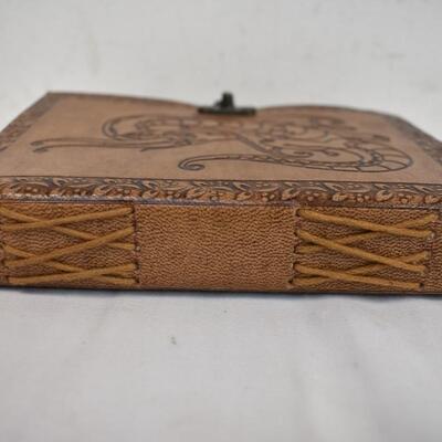 Leather Bound Book, Dragon, Empty Pages
