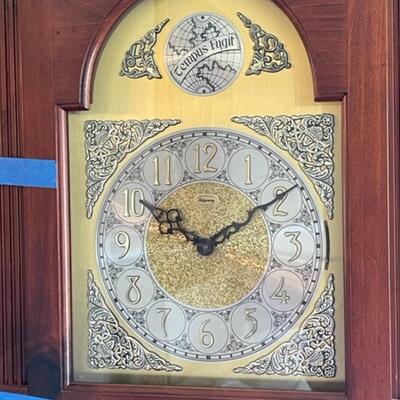 LOt 207 Ridgeway Grandfather Clock  Tempus Fugit Works Recent Service