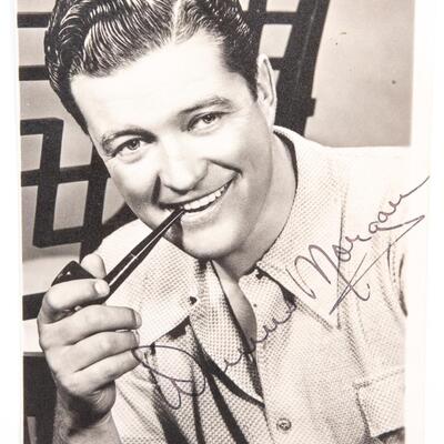 AUTOGRAPHED PHOTO - ACTOR DENNIS MORGAN