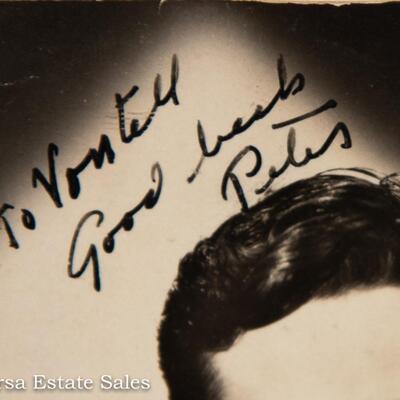 ACTOR PETER COE - SIGNED LETTER AND PHOTO