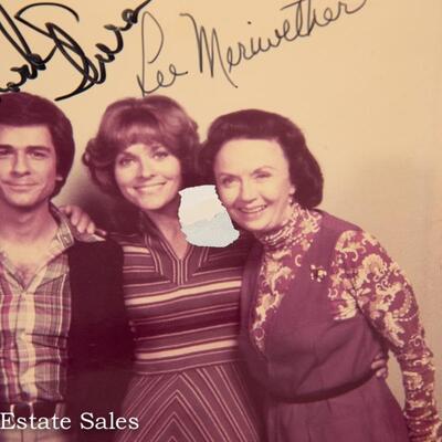 PAIR - of Autographed Photos - CAST of BARNABY JONES