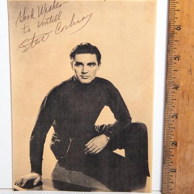 AUTOGRAPHED PHOTO AND LETTER - ACTOR STEVE COCHRAN