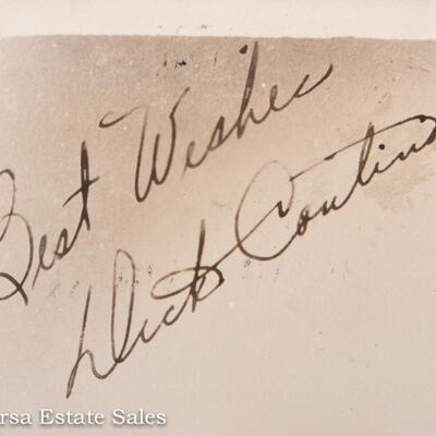 AUTOGRAPHED PHOTO - ACCORDIONIST DICK CONTINO