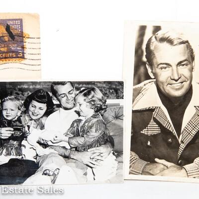 AUTOGRAPHED PHOTO / LETTER - ACTOR ALAN LADD
