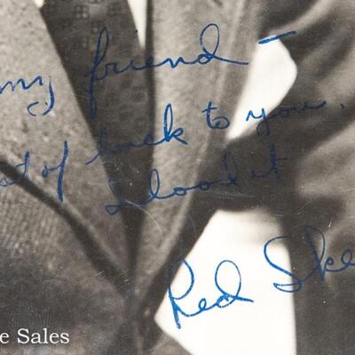 RED SKELTON AUTOGRAPHED PHOTO