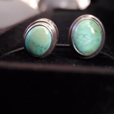 Peyote Bird Turquoise Earrings
