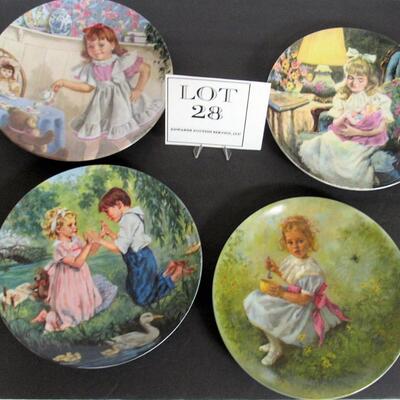 3 Treasures of Childhood Plates, and Little Miss Muffet, Read Description