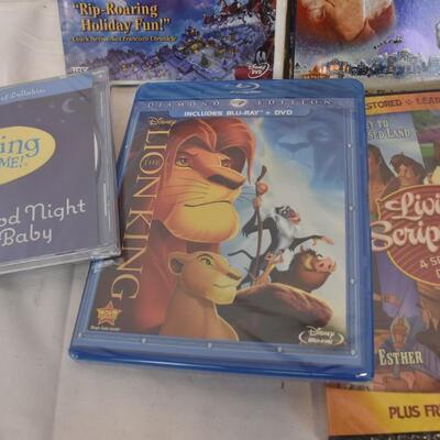 8 DVD and Bluray Children's Films: Space Buddies to The Lion King- New