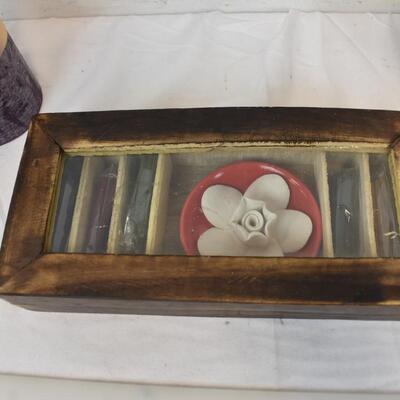 Aromatherapy Pillar Candles, AromaSense Candles, Incense Kit - New