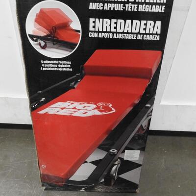 Torin Big Red Jacks - Red Shop Floor Creeper, Adjustable Head Rest - New