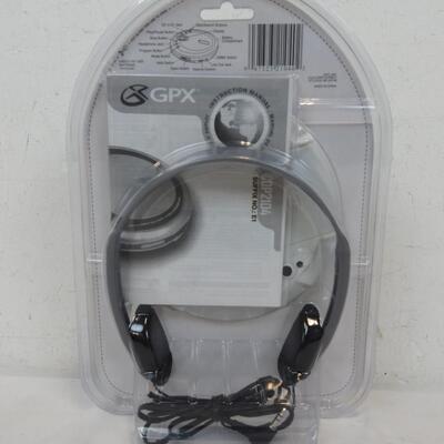 GPX Personal CD Player, with headphones - New