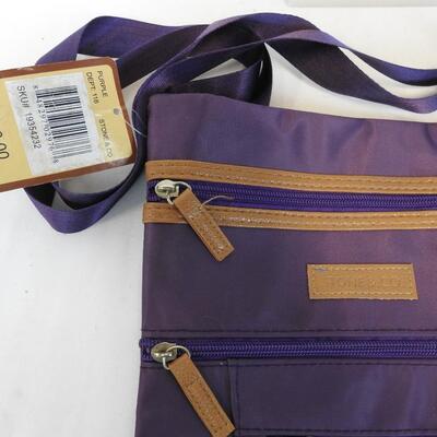 2 Purple Purses/Cross Body Bags by Stone & Co. NWT - New