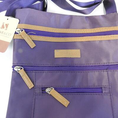 2 Purple Purses/Cross Body Bags by Stone & Co. NWT - New