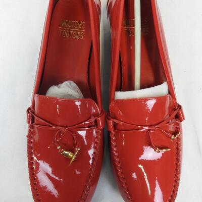 Mootsies Tootsies Red Patent Leather Shoes, Women's Size 8 - New