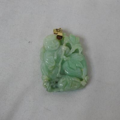 Jade Engraved Pendant