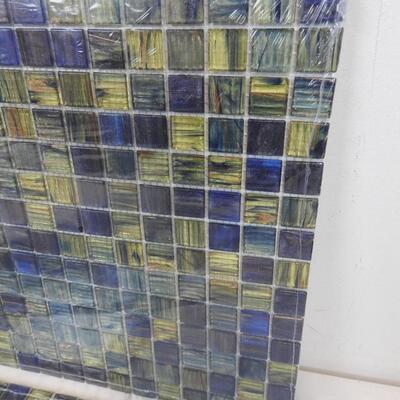 Qty 3 Glass Mosaics, 12