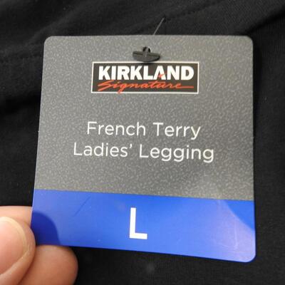 Large Kirkland Black Legging, Mixed Threads L Shirt, Coldwater Creek Dress - New