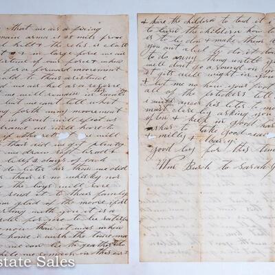 CIVIL WAR - UNION SOLDIER - 7 LETTERS TO HOME - Sept 1862 to April 1864