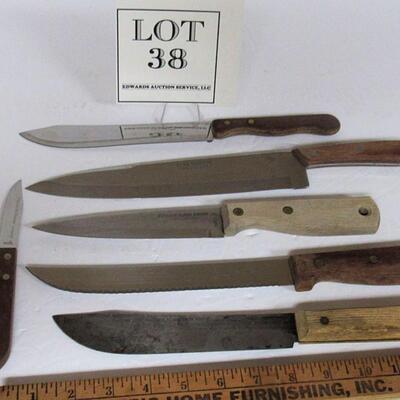 Lot of Kitchen Knives, Forgecraft, Old Homestead, Imperial, Ecko, More, Older and Newer