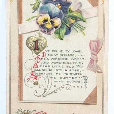 ANTIQUE VALENTINES POSTCARD