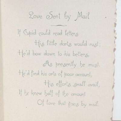 ANTIQUE - "WITH LOVING REGARDS" CARD