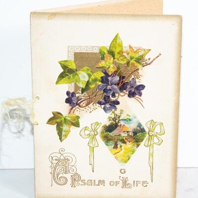 ANTIQUE BOOKLET - "THE PSALM OF LIFE"