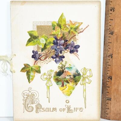 ANTIQUE BOOKLET - "THE PSALM OF LIFE"