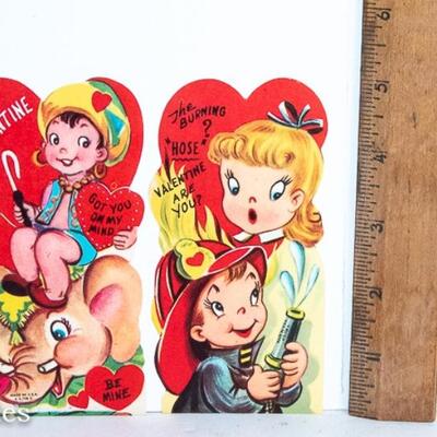 SET of 4 - 1950s VALENTINES