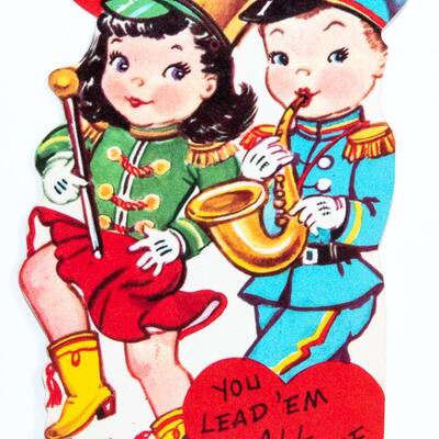 SET of 4 - 1950s VALENTINES
