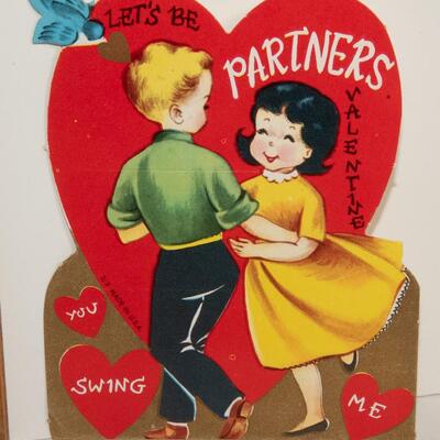 4 - VINTAGE 1950S VALENTINES