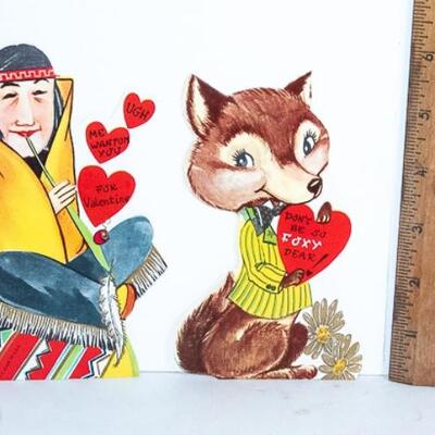 4 - VINTAGE 1950S VALENTINES