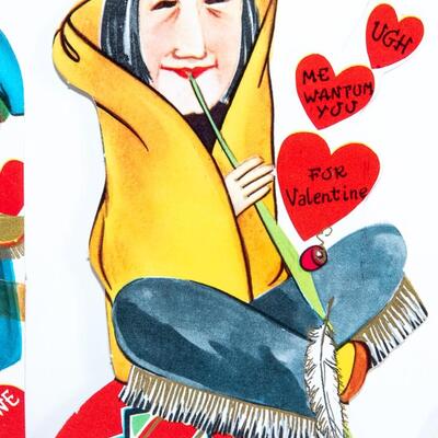 4 - VINTAGE 1950S VALENTINES