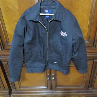 Dickies Size Medium Jacket With Bad Girl Embroidered On The Front & Back