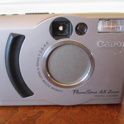 Canon Powershot A5 & Panasonic Lumix Cameras